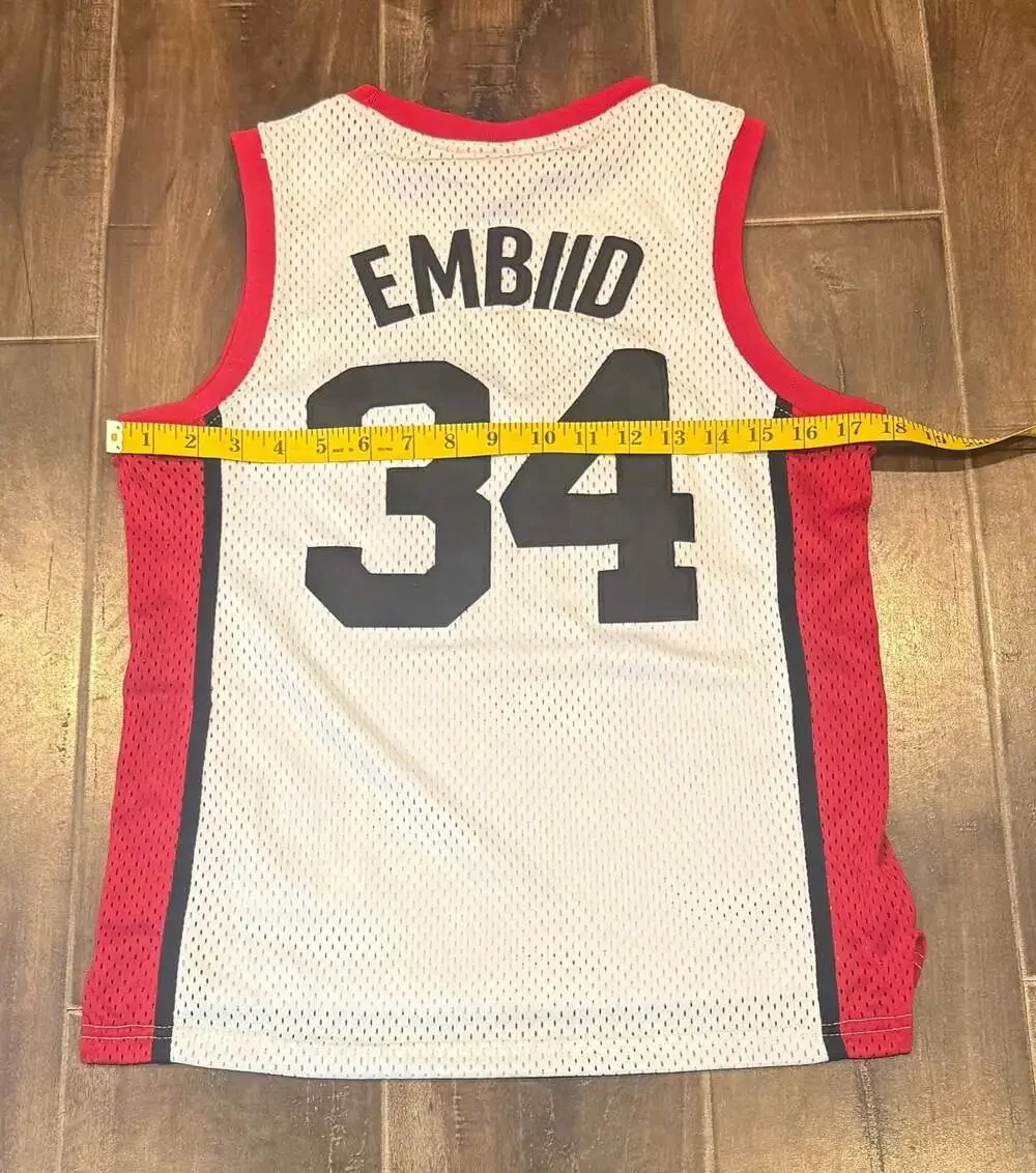 NWT Large Joel Embiid Headgear Classics High School Basketball Jersey